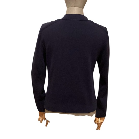 Ralph Lauren 100% cotton moto sweater, navy blue, size medium - Picture 12 of 12